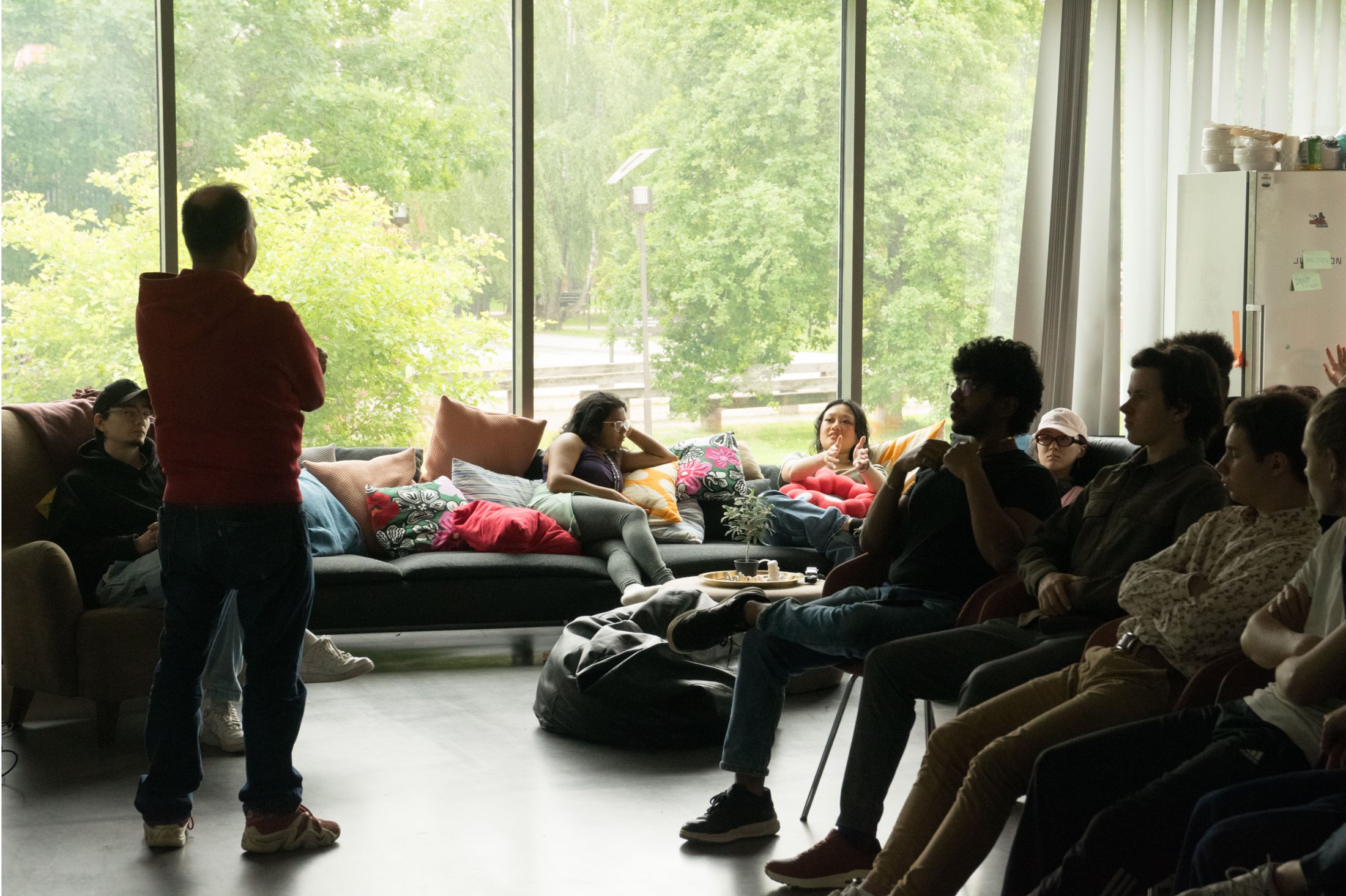 Photo — the cohort in Otaniemi